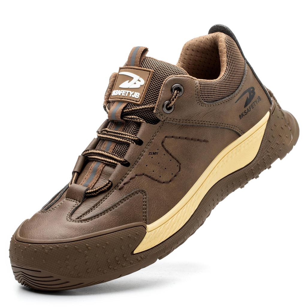 New Men Safety Shoes Composite Toe Insulated 6KV Man's Welder Shoes Anti-spark Anti-stab Work Safety Boots Male Protective Boots