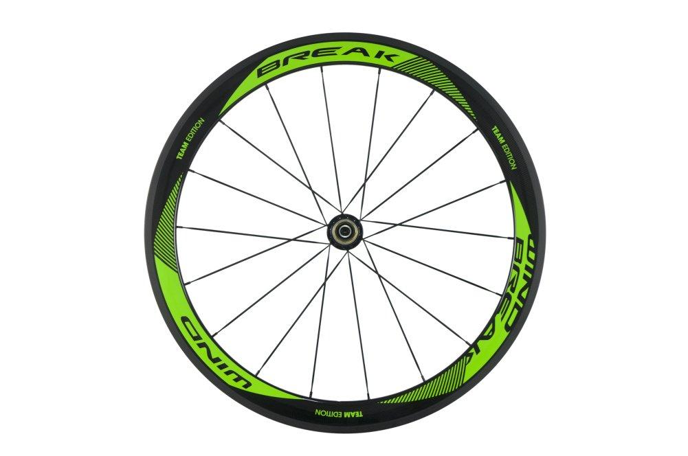 Sunrise Superteam Bike Carbon Road Wheels 700Cx50mm Clincher Wheelset Green