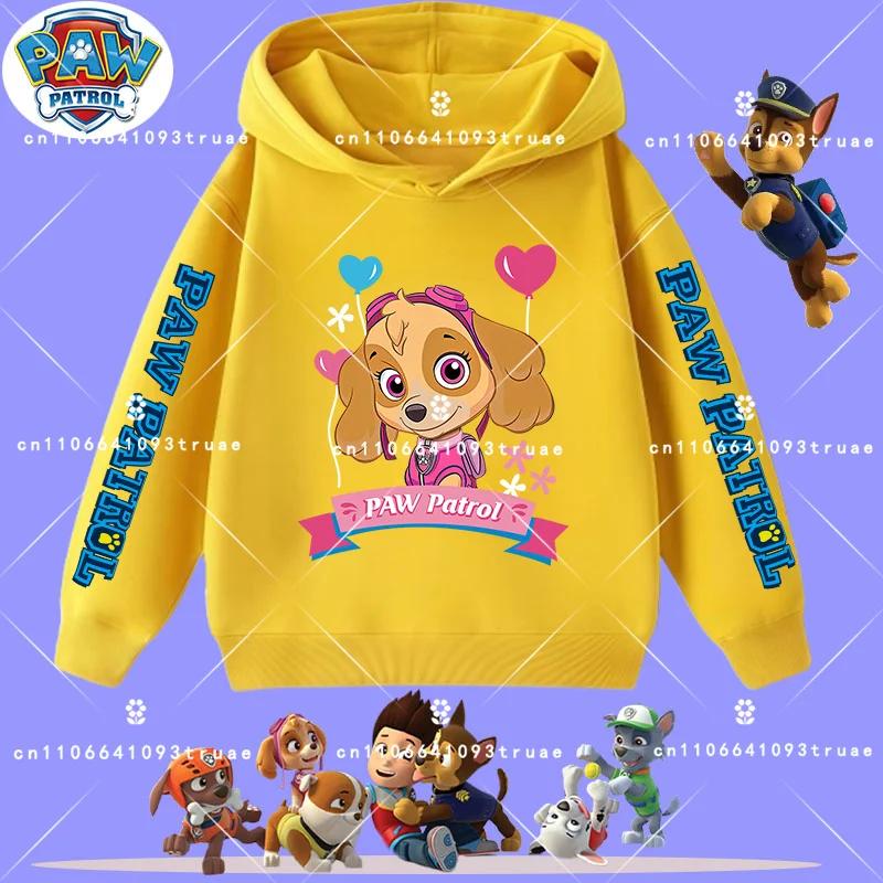 Children's Hooded Sweatshirt New PAW Patrol Boys' Sport Shirt Spring-Autumn Long-Sleeved Pullover Casual Shirt