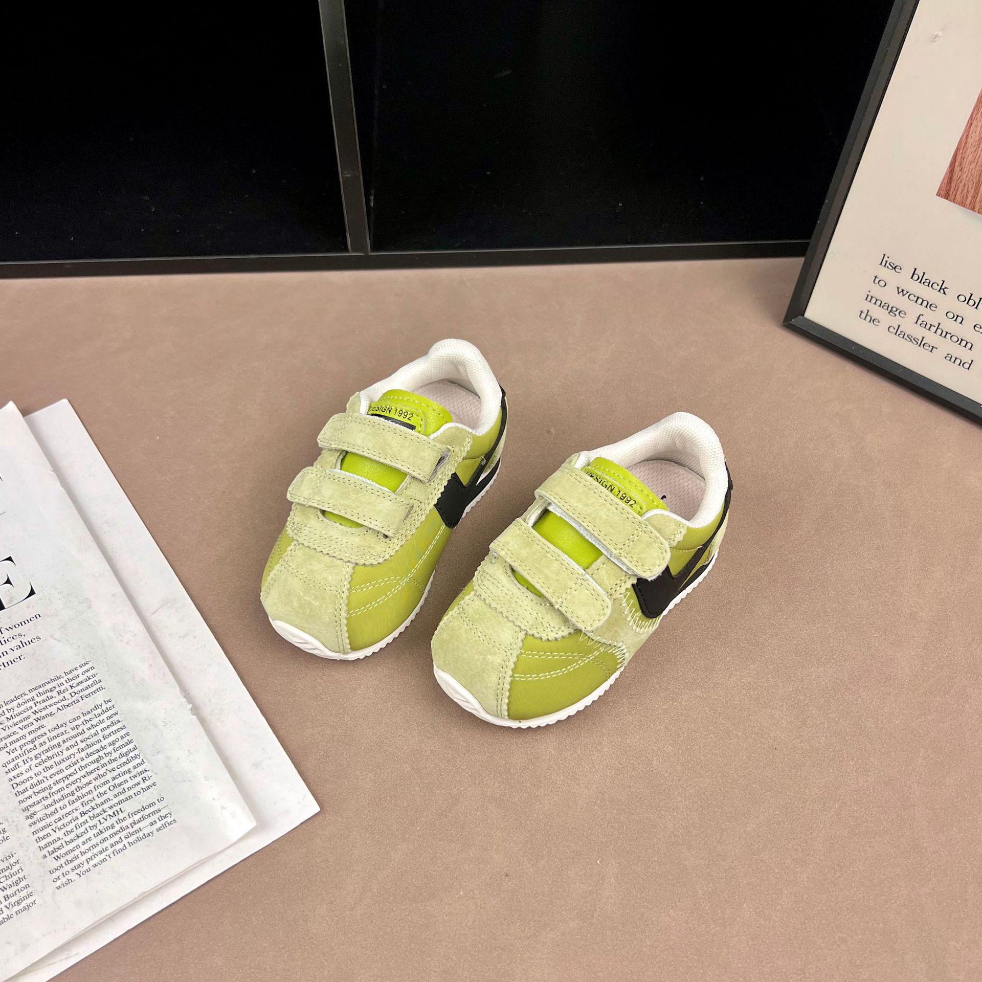 

2026 Kids Lightweight Non-Slip Sneakers - Boys & Girls Spring Outdoor Sports Shoes 22 авокадо/зелений