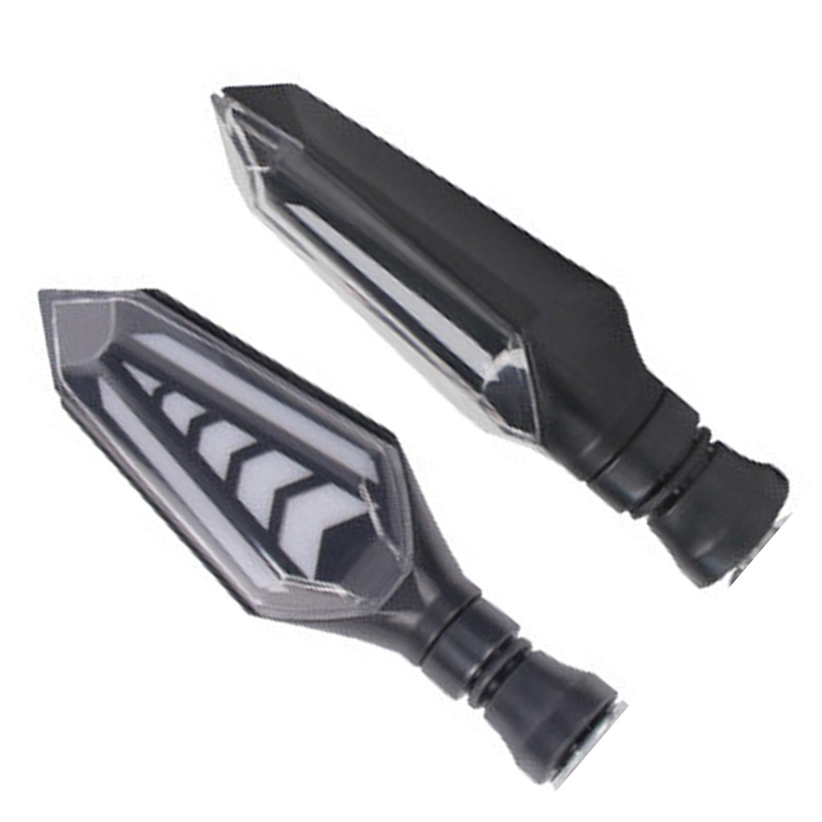 

Светодиодные фонари для мотоцикла, струящиеся воды, дневные ходовые огни, подсветка двухсторонняя для 12 В