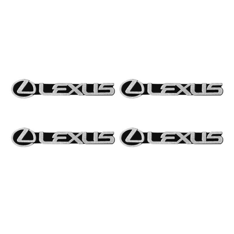 2/4Pcs Car Styling Aluminum Badge Car Audio Decorate Sticker Accessories For Lexus ES RX LS IS NX CT LX IS250 IS200 CT200h GS300