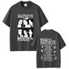Korean Girl Group KATSEYE Beautiful Chaos Tour Tshirt Summer Casual Cotton Suitable for Both Men Women Oversized  Tshirt