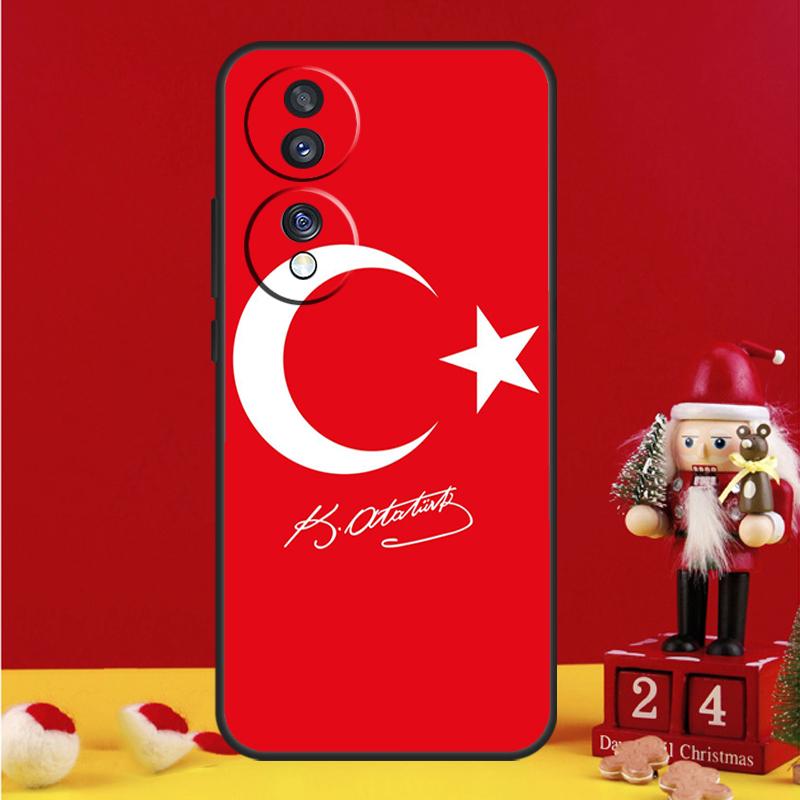 Mustafa Kemal Ataturk Case For Honor Magic V5 5 6 7 Pro Honor X9b X9c X9a X8a X8b X7a 50 70 90 200 400 Lite Cover