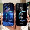 Soft Silicone TPU Matte Funda For Infinix GT 20 Pro / Infinix X6871 GT20Pro Phone Case Back Cover Astronaut Moon Night Painted