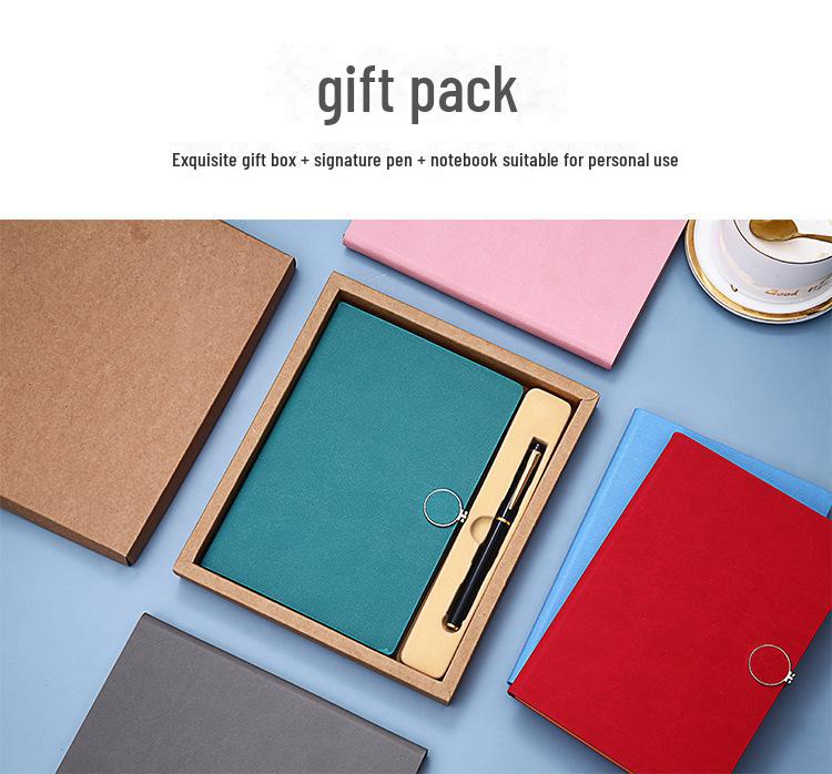 Quaderno A5 Business Spot: Pelle Creativa con Fibbia Magnetica, Carino Design Coreano, Logo Personalizzabile, Scatola Regalo Inclusa.