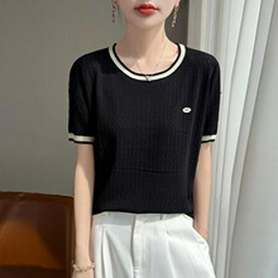 Autumn Winter Heavy Duty Rhinestone Velvet One-Piece High Collar Knit Pullover Sweater