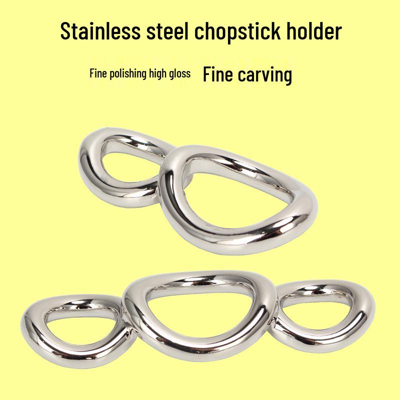 Nerezový držák na odkládání hůlek a lžíce pro domácí a restaurační prostředí