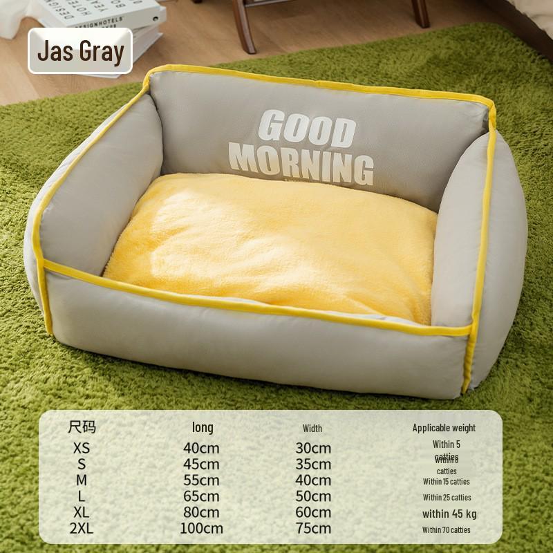 Cross-Border Dog Bed: Cozy Autumn/Winter Nest for Small Dogs & Cats