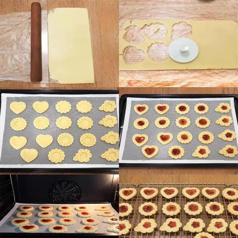 Cookie Molds Baking Mold Letter Stamps ABS Plastic Reusable DIY Molds Cookie Cutters Valentine Cake Decoration Easy Clean