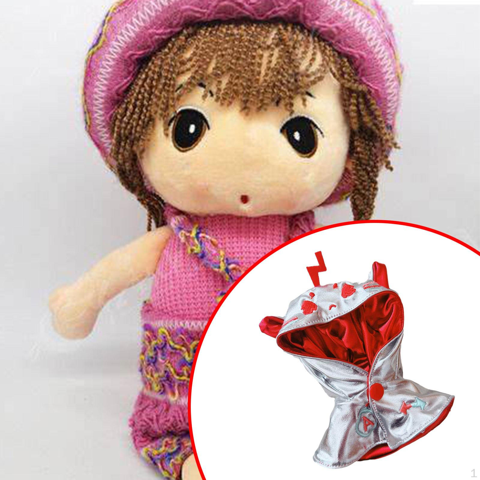 

Кукольный плащ с капюшоном, одежда, мода, наряд, костюм ручной работы для девочки ростом 15 см, подарки, товары для самостоятельного изготовления argent