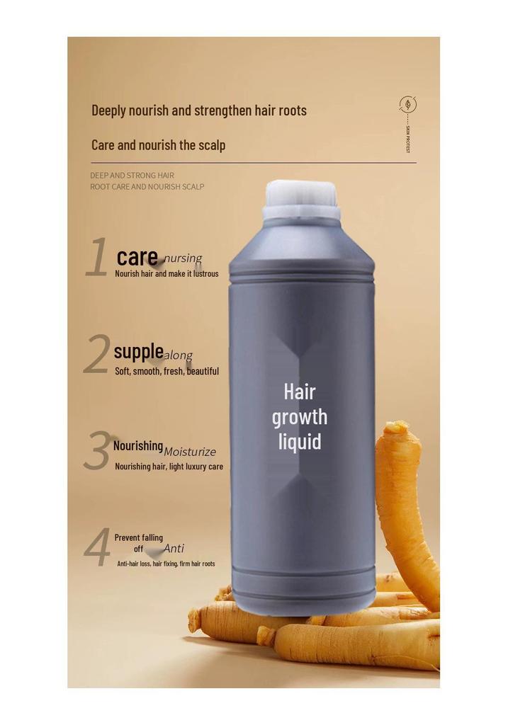 Herbal Hair Growth & Thickening Lotion: Anti-Hair Loss, Follicle Repair, Accelerated Hairline & Hair Density Enhancement.