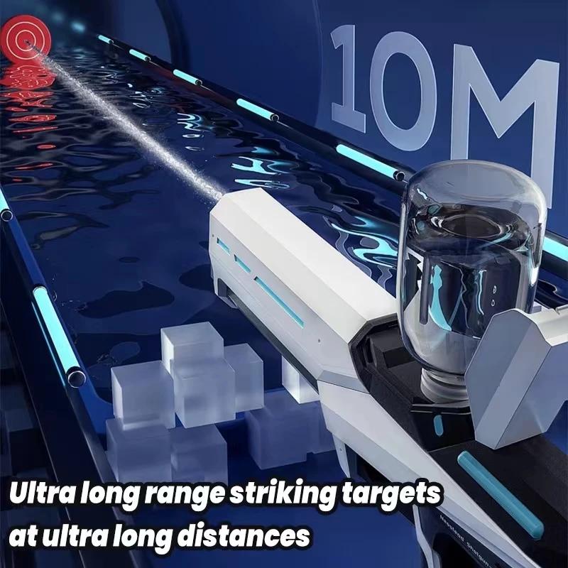 New Automatic Summer Electric Toy Water Gun Induction Water Absorbing Spray Pool Watergun Outdoor Beach Toy Fight Toy For Kid