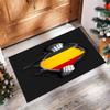 Germany national football team Printed Flannel Area Rug Non Slip Soft Polyester Floor Carpet Indoor Decor Mat for Bedroom Living Room Sofa