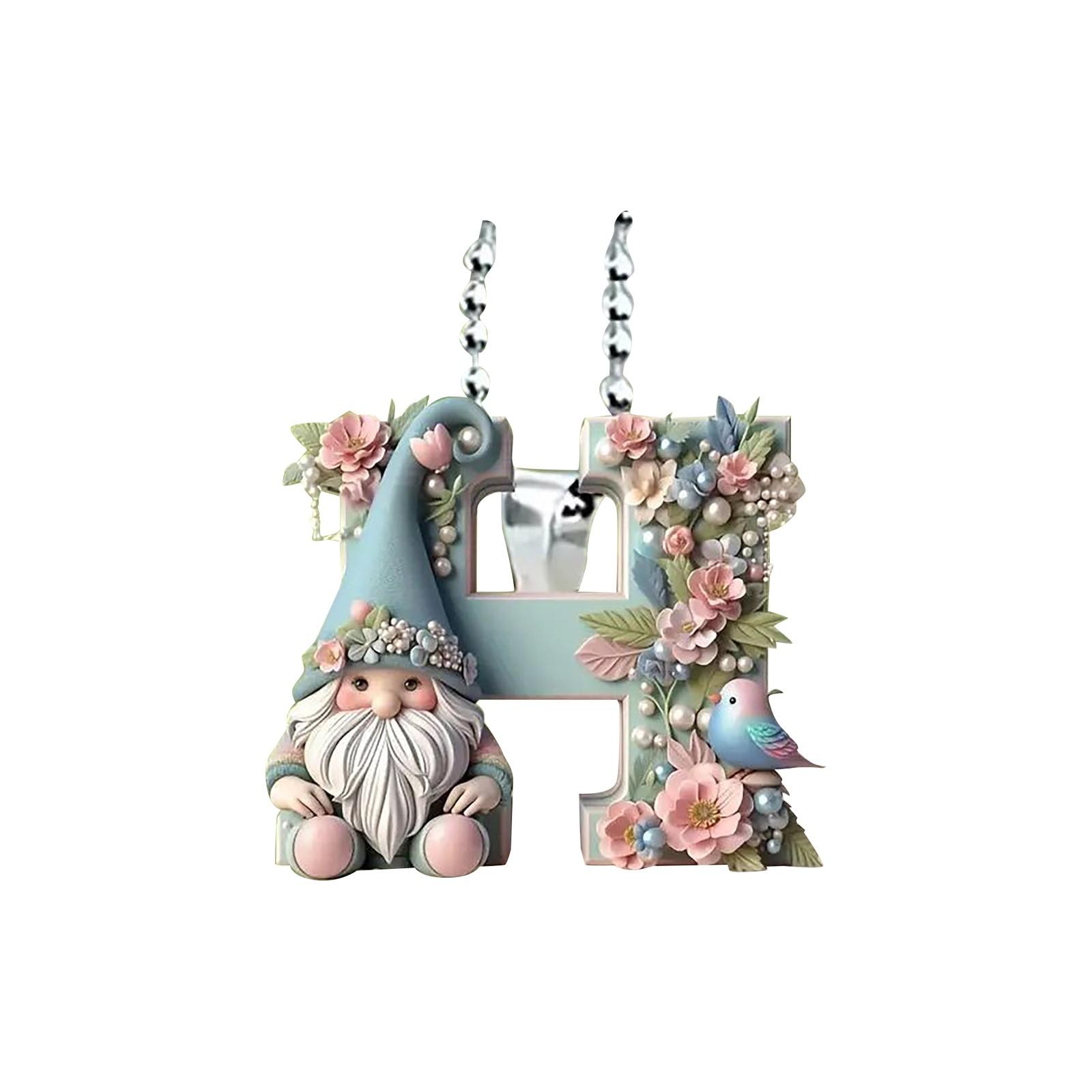 2D Самолет Рождественская Акриловая Гном Буква Рождественская Елка Подвеска One Size — фото 7