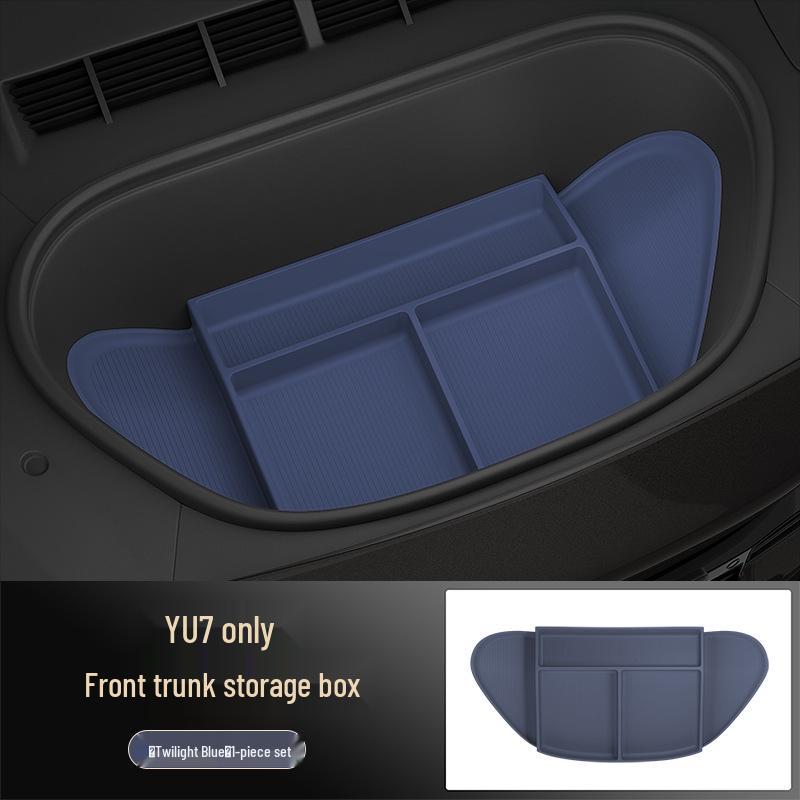 Silicone Anti-Shake Storage Box for Yu7 Front Trunk and Rear Screen
