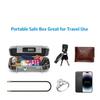 ABUL-Portable Safe Box For Travel, Combination Security Case Lockbox With Code, Waterproof Anti-Theft Mini Travel Safe Box