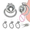 Stainless Steel Chastity Cage, Penis Cage, Thickened Cover, Stable Card Ring, For Men To Wear When Going Out, Lock Bird Sex Toys