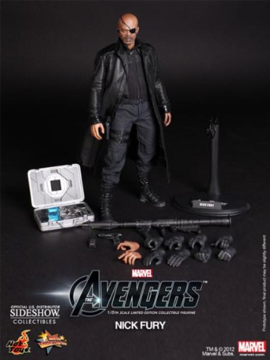 Hot Toys Movie Masterpiece Avengers 1/6 Scale Figure Nick Fury