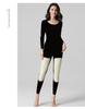 Aoweizi Women's Silk & Hyaluronic Acid Thermal Underwear Set - Autumn/Winter, Plus Velvet Thickened.