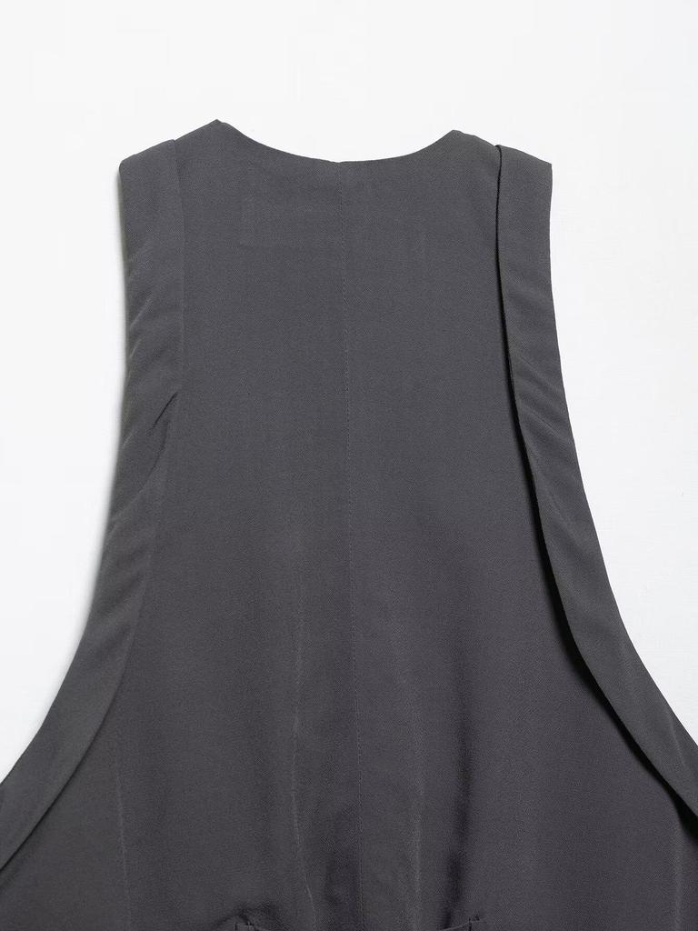 2025 Spring Women's European & American Fashion Bow Vest Top