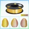 Silk Dual Color PLA Filament 1.75mm 3D Printer Bi-Color Filament 1kg (2.2lbs) PLA Silk 2 In 1 Colors PLA Filament