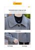 Spring Mid-Length Woolen Coat for Middle-Aged & Elderly Women - Casual Single-Breasted Cardigan with Small Lapel