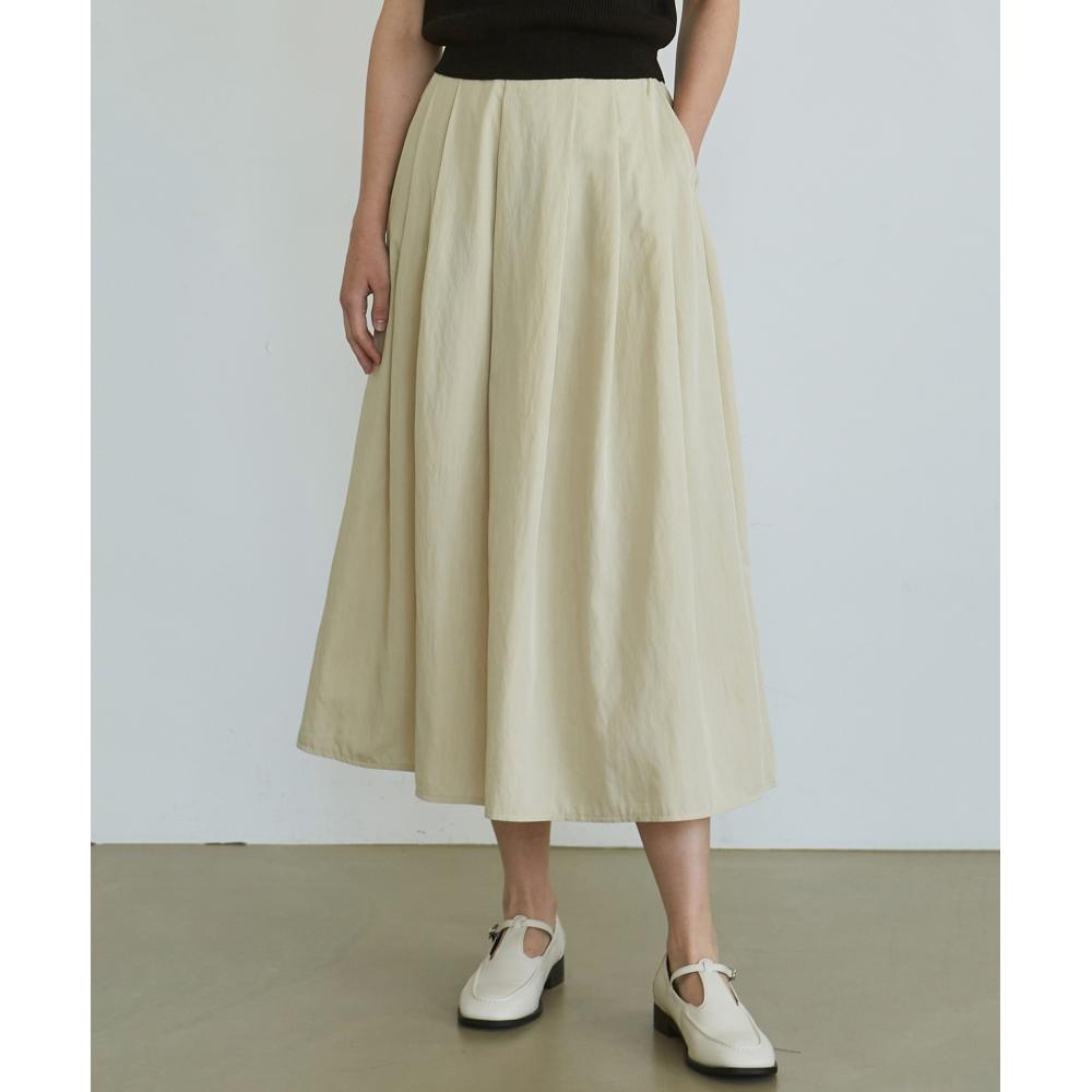 

NICKNICOLE Доставка в течение 3 дней с момента оплаты NICOLE FLARE LONG SKIRTBEIGE