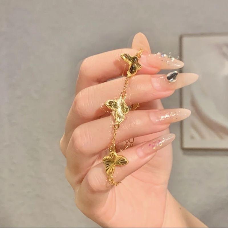 Five Small Butterfly Bracelets Women's Fashion Versatile Niche New Simple Girlfriend Girlfriend Gift