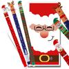 Reindeer Pen Erasable Set Christmas Theme Santa Elf Design Stationery Supplies Smooth Writing Pens for Students Teachers Cute Holiday