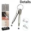 Portable Phillips Slotted Screwdriver Set Key Ring Mini Pocket Cross Screw Keychain Multifunctional Repair Tools Outdoor Gadget