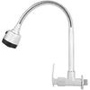 Kitchen Faucet G1/2inch Household Kitchen Single Cold Type Water 360??Rotatable Wall Mount Faucet