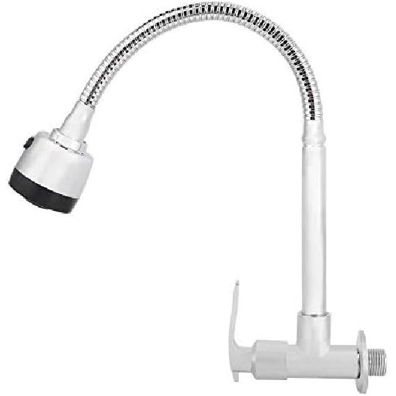 Kitchen Faucet G1/2inch Household Kitchen Single Cold Type Water 360??Rotatable Wall Mount Faucet