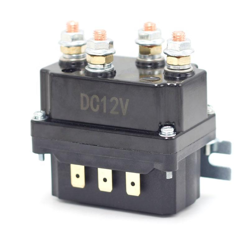 250A 12V  Electrical Winch Relay Winch Motor Positive and Negative Golf Cart Relay Solenoid