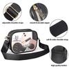 Pvc Transparent Crossbody Bag For Concerts And Sports Events With Zipper Closure For Daily Use