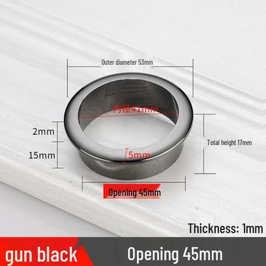 Round ABS Cable Grommet Cover for Desk, Plastic Routing Hole Covers In 18/25/30/40/45/55mm Sizes