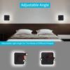 Bedside Wall Lamp LED Wall Light Wall Mounted Reading Light with Switch and USB Port Rotatable Wall Sconce Wall Spotlight Decor