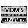 Putuo Decor Room Funny Plaque Metal Vintage Tin Sign Laundry Toilet Powder Retro Wall Art Poster for Home Man Cave Iron Painting