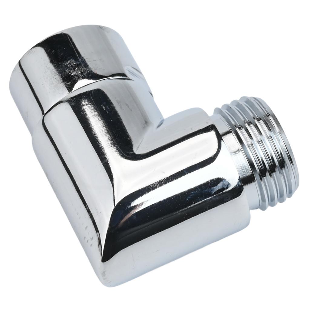 90 Degree Shower Elbow Adapter Copper Connector for Adjustable Water Direction