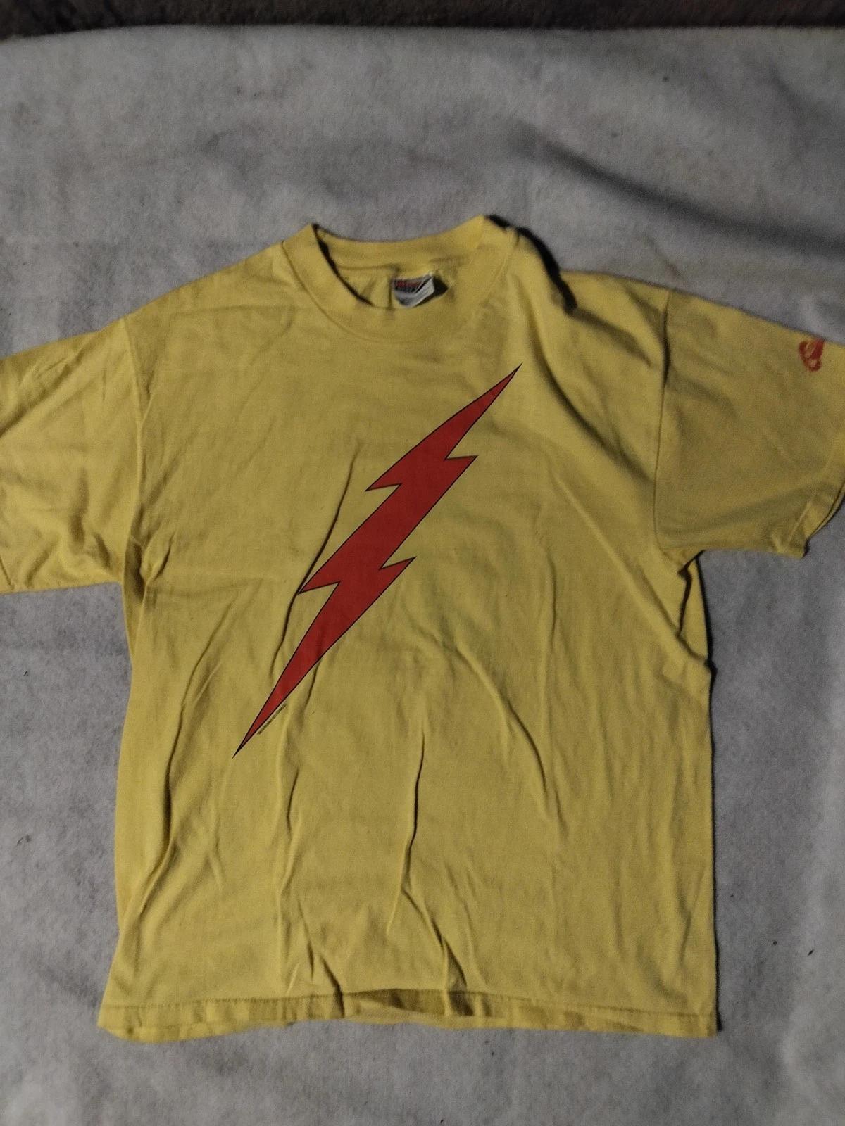 THE FLASH Logo T-Shirt BY GRAFITTI DESIGNS LARGE 140