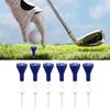 6Pcs Professional Golf Tees Adjustable Height Shock Resistant Structure Silicone Top Golf Tees For Improved Accuracy