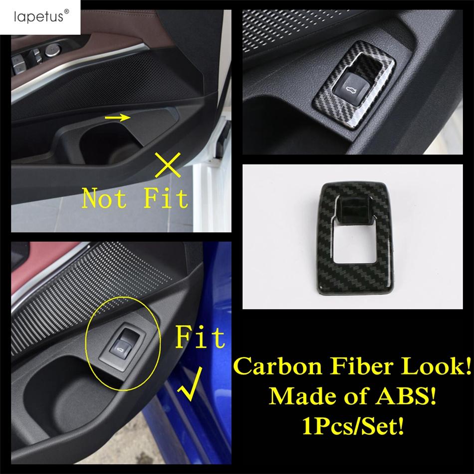 Car Interior Rear Trunk Tail Gate Switch Button Panel Cover Trim For BMW 3 Series G20 -2024 Matte / Carbon Fiber Accessories