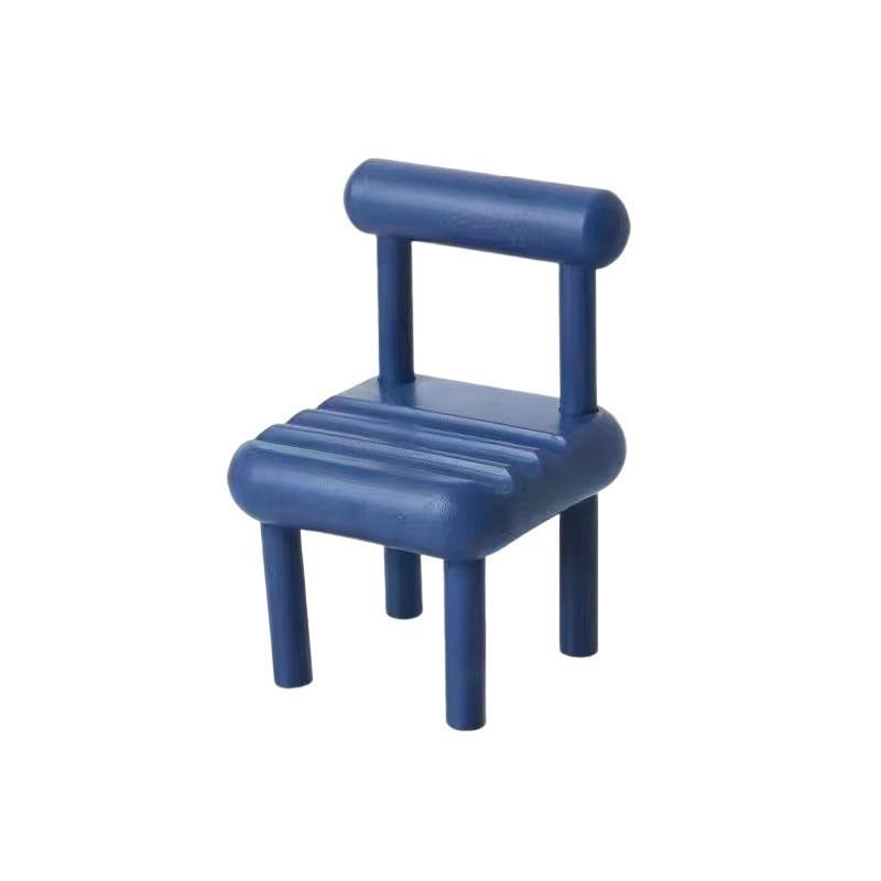 Macaron Color Creative Chair Phone Stand - Folding Desktop Holder Unique Phone Accessory for Stylish Organization