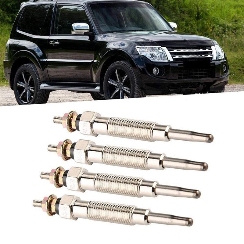 4Pcs Heater Glow Plugs for Mitsubishi Shogun Pajero 2.8 4M40T 4M40 -Diesel GP5501