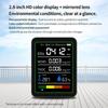 1 Set Co2 Tvoc Hcho Pm Meter Digital Temperature Humidity Tester Multifunctional Digital Air Quality Monitor Home Air Detector