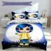 3pcs Coraline Duvet Cover Set, Includes 1 Duvet Cover and 2 Pillowcases,Skin-Friendly&Comfortable Fabric,Suitable Bedding Sets
