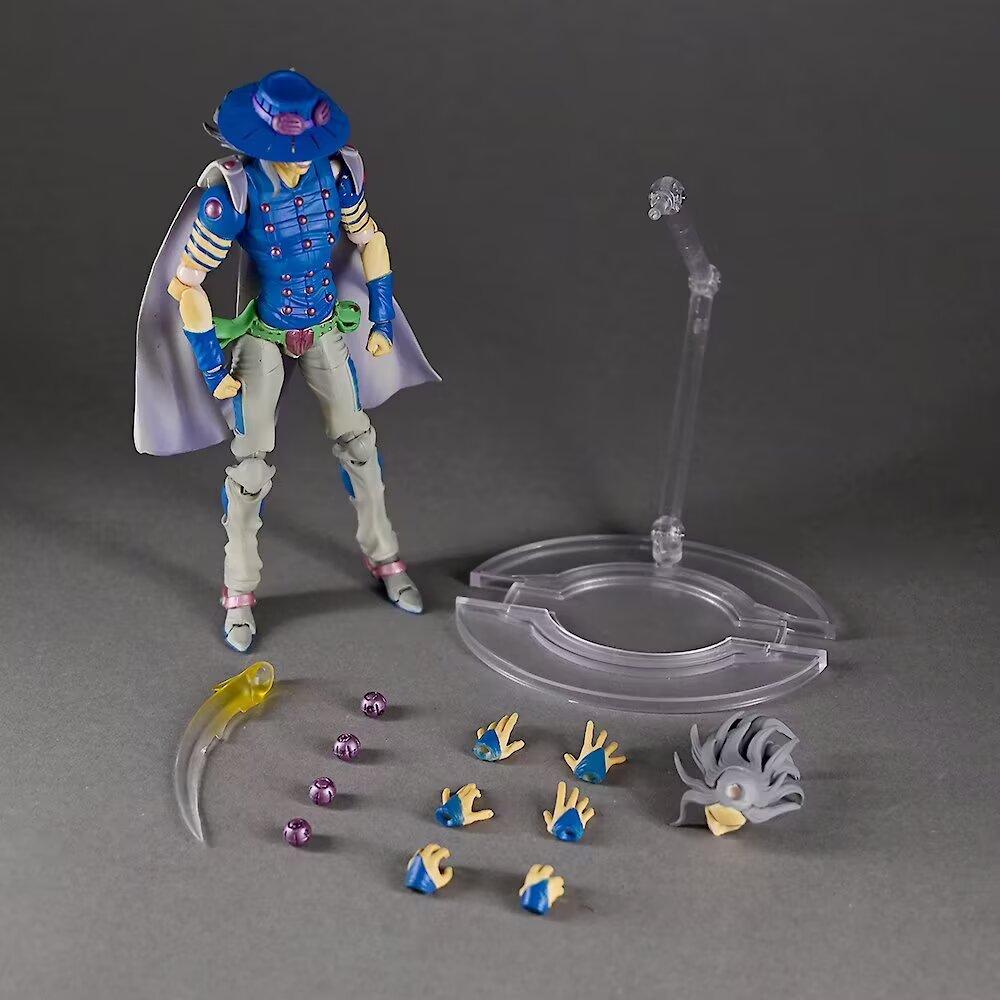 Aixlan 15cm JOJO's Bizarre Adventure Anime Figure Steel Ball Run Julius Caesar Zeppeli  PVC Action Figure Movable Action Figure