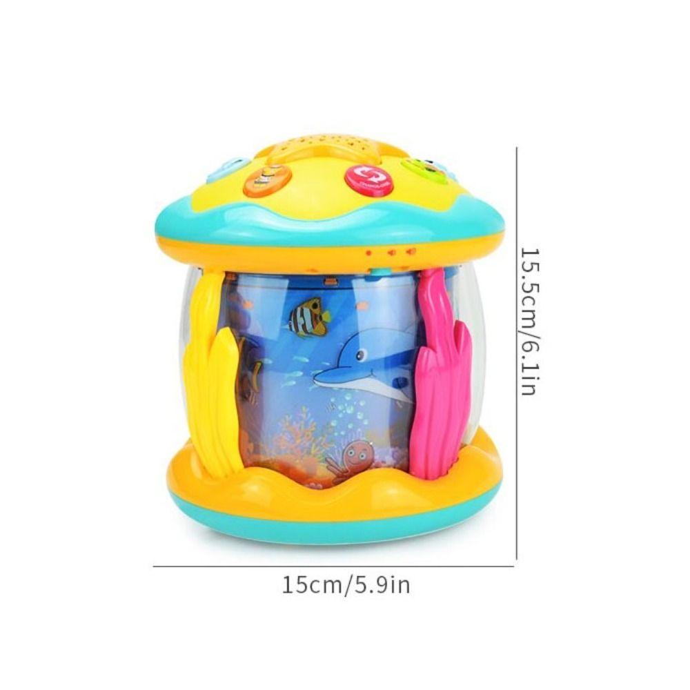 Zabawki sensoryczne Projektor oceaniczny obrotowy Gwiazda Bębenek ręczny Ocean Czas na brzuszku