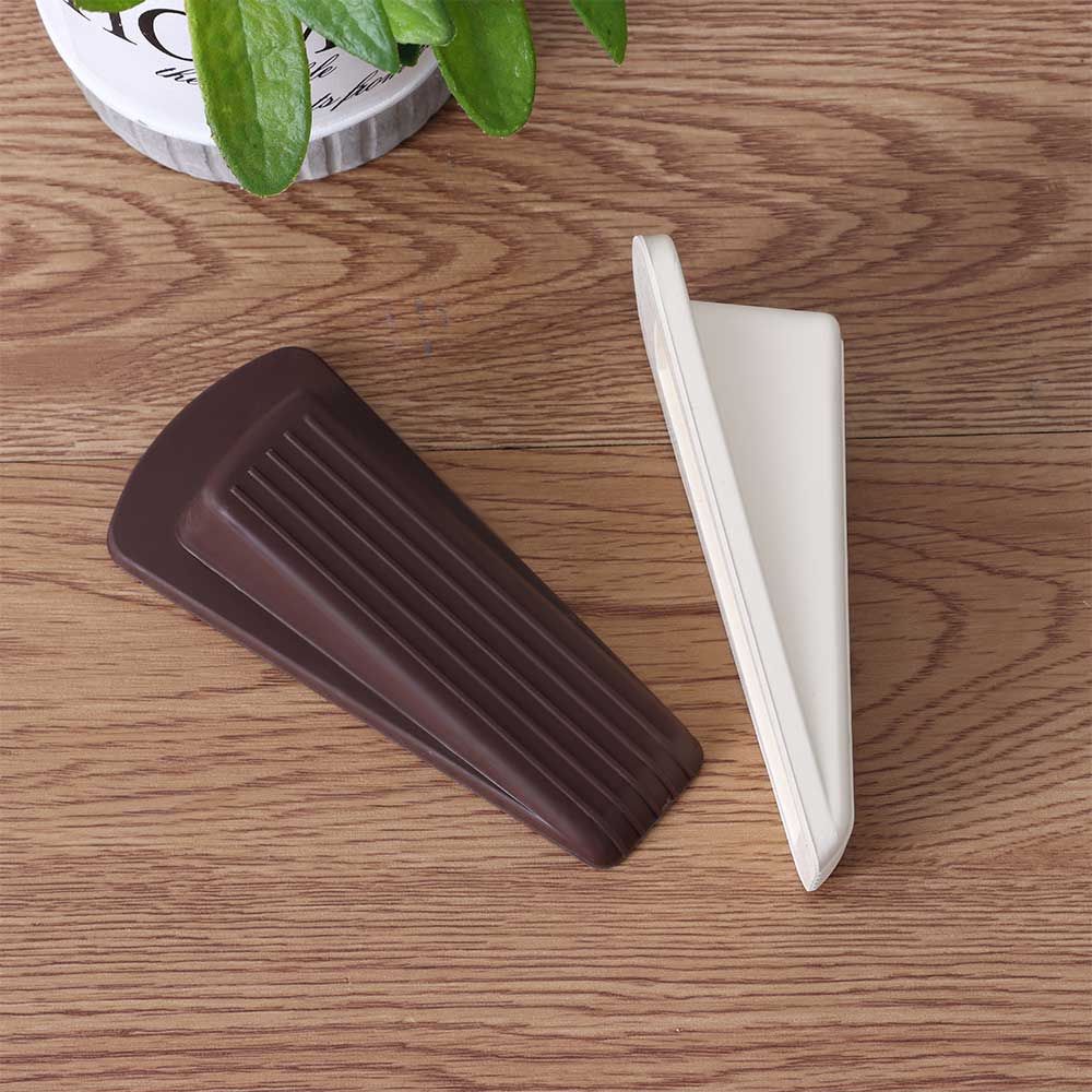 Mute Furniture Protect Home Door Stoppers Prevent The Lock-Outs Floor Rubber Door Stop Wedge