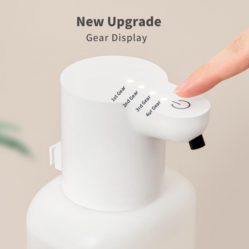 Nuovo Dispenser Automatico di Sapone da Parete Schiuma Macchina Intelligente per il Lavaggio delle Mani 500ml Liquido Ricaricabile Bagno Sensore a Induzione